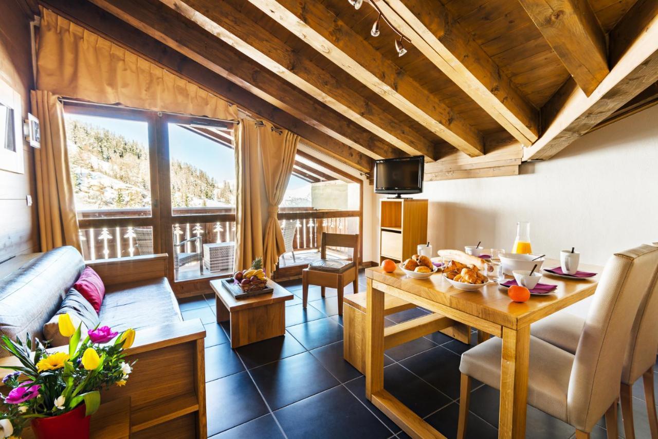 Travelski Home Premium - Residence Les Chalets D'Edelweiss ラ・プラーニュ エクステリア 写真